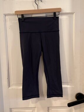 Lululemon Luxtreme Crop Navy Leggings